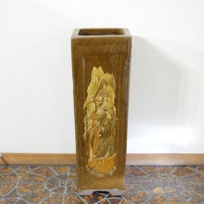 Hand Painted Ceramic Umbrella Stand