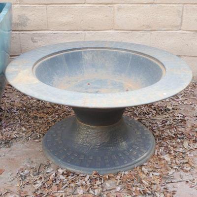 Metal Bird Bath