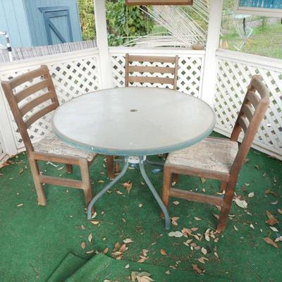Patio Table & 3 Chairs