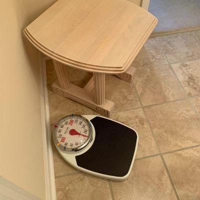 small light wood table