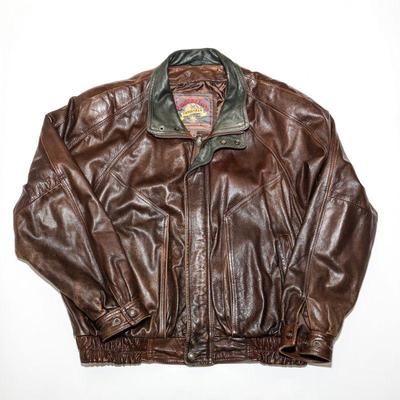 Vintage Wilson Classic Adventure Bound Leather Jacket XL