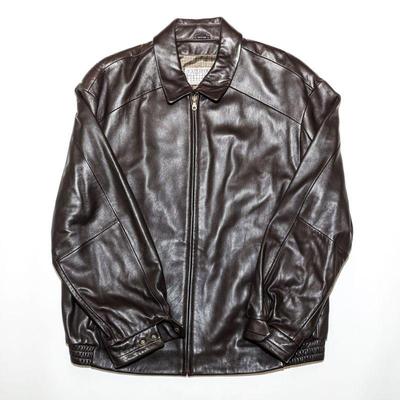 Expedition by Robert Comstock Genuine Leather Jacket XXL