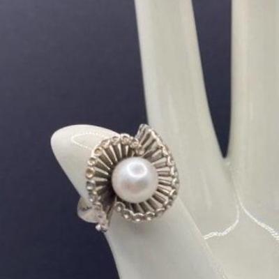 14K gold pearl