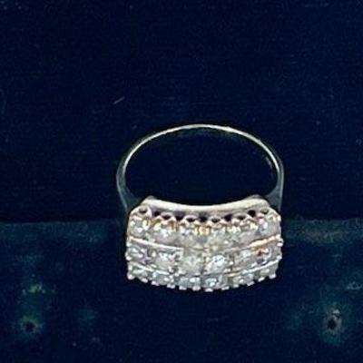Diamonds and 14K gold Ring (tested)