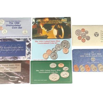 TN105 1991 - 1998 Uncirculated Mint Sets
