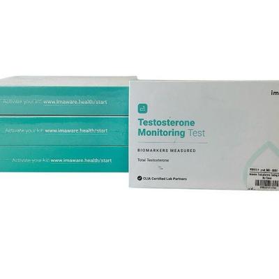 TEWA807 Imaware Testosterone Testing Kits	Four imaware total testosterone measuring home kits. Two of the kits are specifically labeled...
