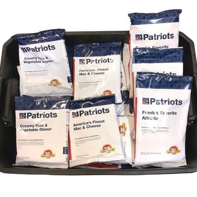TEWA200 4Patriots Emergency Food Supply #1	All different kinds of survival food. All factory sealed.
