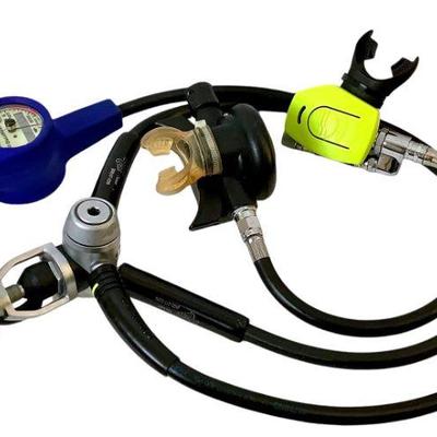 TEWA212 Oceanic, Sherwood Scuba Diving Regulator Set	DataMax II sport gauge and Oceanic Delta Regulator.
