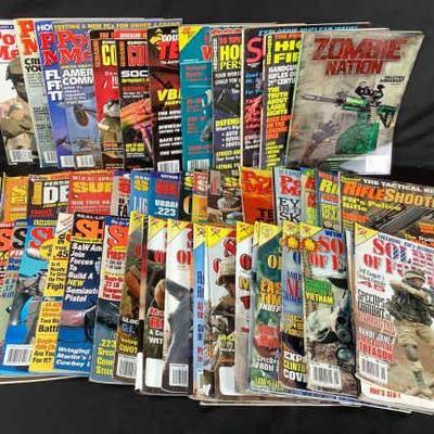 TEWA216 Popular Mechanics, Combat Tactics, Swat And Many More Magazines	Approximately 100 magazines of all different kind. Some have some...