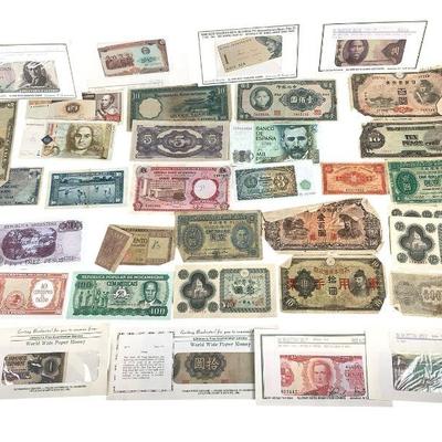 TN106 Assortment Of Foreign Currency
