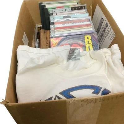 TEWA823 Vintage 70s Country And Rock CDs	Large assortment of music CDs, primarily 70s country and rock. Also includes Eagles "hell...