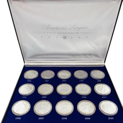 TN77 American Eagle Silver Dollar Collection 1986-2000
