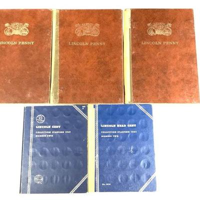 TN83 Collection Of Lincoln Cent Books
