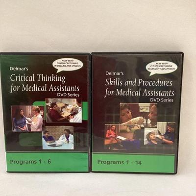 TEWA704 DVD Programs For Medical Assistance	DVD's produced by Delmar and have close captioning in English and Spanish.  DVD series...