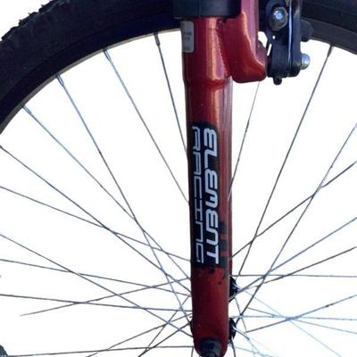 BRDA509 Mongoose Mountain Bike	26" Mongoose bike with Element Racing shocks, Shimano twist grip shifters. Bike has like new tires...