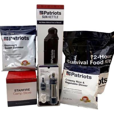 TEWA211 4Patriots Survival Food & Sun Kettle	Unsealed Sun Kettle bottle with a Patriot pure personal water filter. Unsealed Starfire Camp...