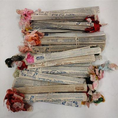 1894 Antique Brainerd Armstrong Silk Floss Thread Victorian Asiatic Filo