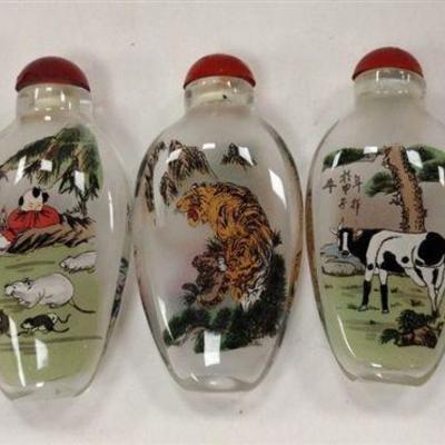 INSIDE PAINTED SNUFF BOTTLES