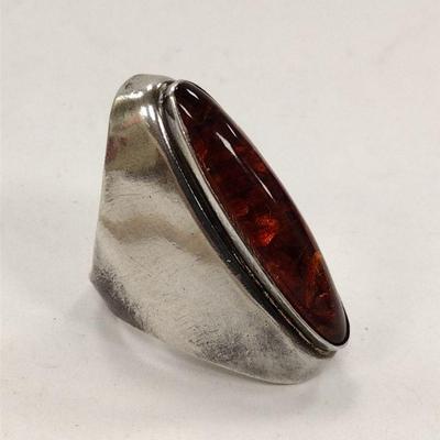 835 SILVER RING ATTRIBUTED TO CARL OVE FRYDENSBURG