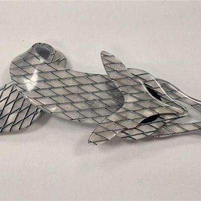 Lea Stein Paris Celluloid Fox Pin