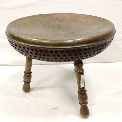 BRASS TURKISH BATH STOOL