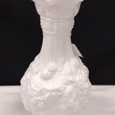 IMPERIAL GLASS GRAPE MOTIF VASE