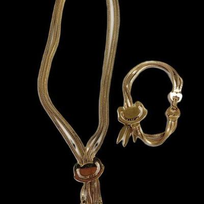 MONET BOLO NECKLACE AND BRACELET