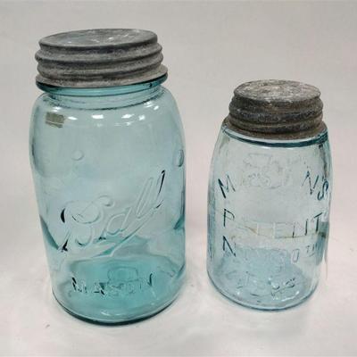 ANTIQUE BALL & MASON'S CANNING JARS