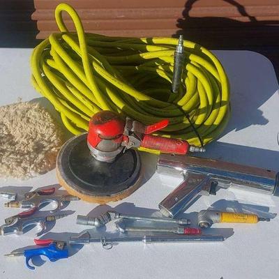 Lot of Pneumatic Tools and Accessories