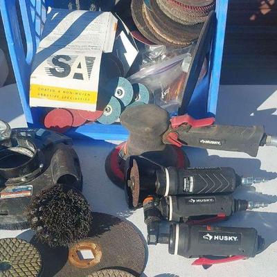 Pneumatic Angle Grinder & Accessories