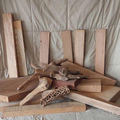 Assorted Woodworking Lumber and Scraps