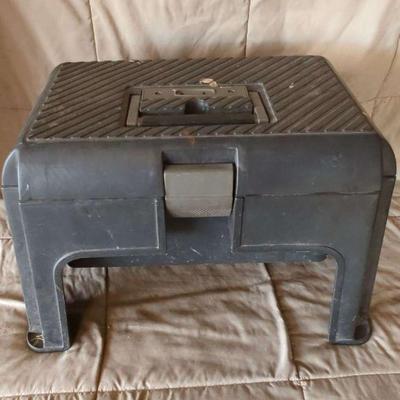 Tool Box Storage Step Stool