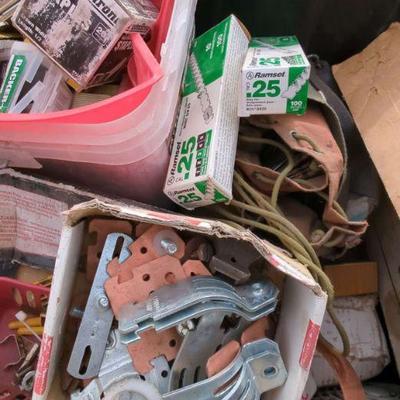 Mystery Box Of Nail Screws And Lots Of Tools