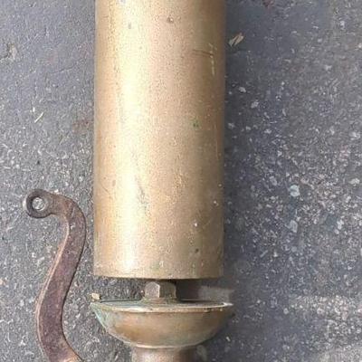 Antique Factory Twerky Brass Steam Whistle
