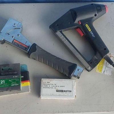 Stanley Electric Stapler/Nailer and Hand Stapler