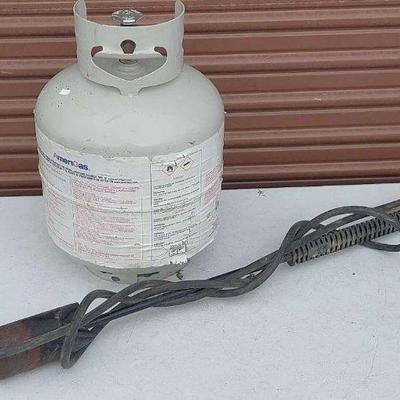 Propane Blow Torch and Tank