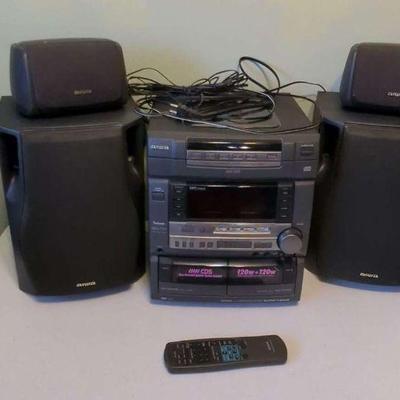 Vintage Aiwa NSX-F7 Micro System with 4 Speakers