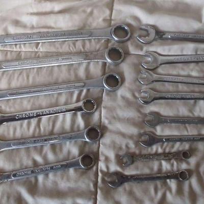 Chrome Vanadium Combination Wrench Set