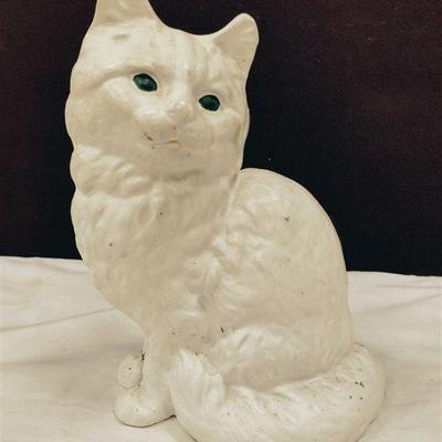 aluminum cat figure