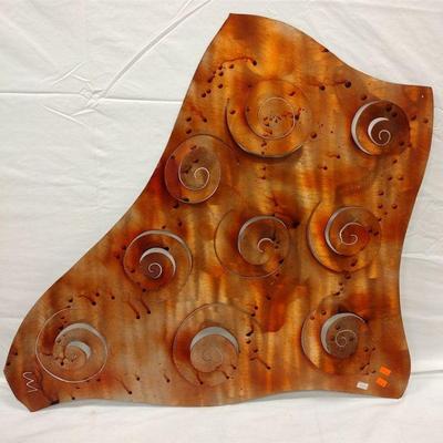 ARTIST SIGNED WALL HANGING - PLASMA CUT SHEET METAL