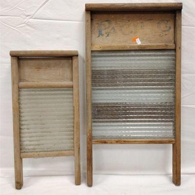 OLD GLASS LINGRE  WASH BOARDS