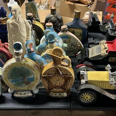Vintage Jim Beam Decanters and Collectibles from the 1960's and 1970's.