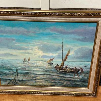 A great selection of artwork throughout the house. Original artwork and prints. Many have antique frames. 