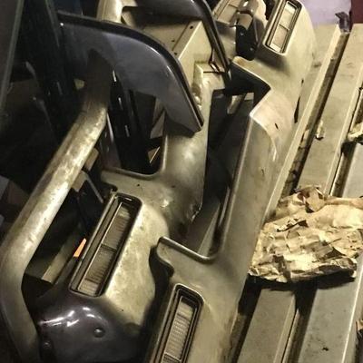 Dozens of Vintage Car Parts - Engines, Body Parts and Electronics