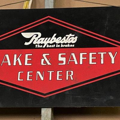 Raybestos Brake & Safety Center Advertising Sign