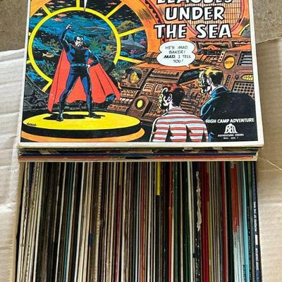 A great selection of vinyl records in 33 form.
