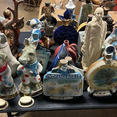 Vintage Jim Beam Decanters and Collectibles from the 1960's and 1970's.