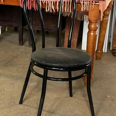 Restaurant Equipment - Dozen Black Seating Chairs