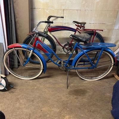 Sale Photo Thumbnail #83: Antique and Vintage Bikes / Bicycles. Shelby, Western Flyer and Schwinn Brands.