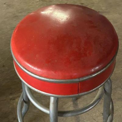 Sale Photo Thumbnail #157: Restaurant Equipment - Set of Four Vintage Barstools